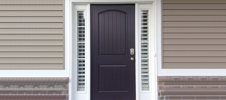 Entry Door Sidelight Shutters In Denver, Colorado